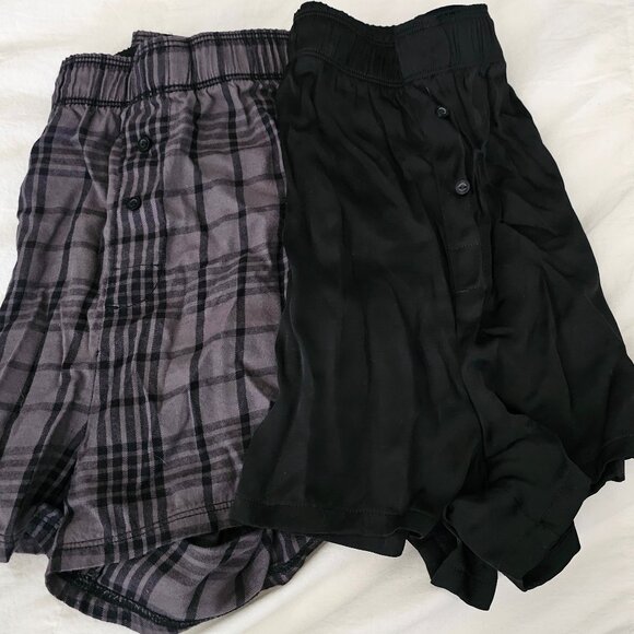"Pink" womans boxer style sleep shorts - Picture 1 of 3